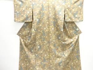 辻ヶ花模様単衣小紋着物